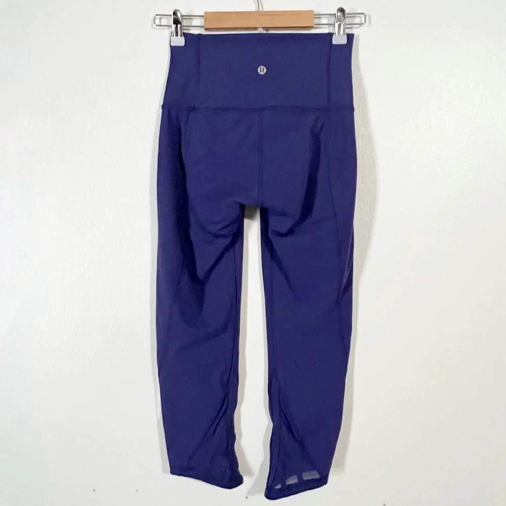 Lululemon Essential Rhythm Crop Emperor Blue - Picture 9 of 12